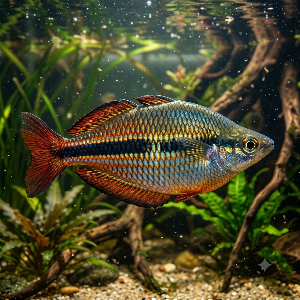Banded Rainbowfish - Melanotaenia trifasciata