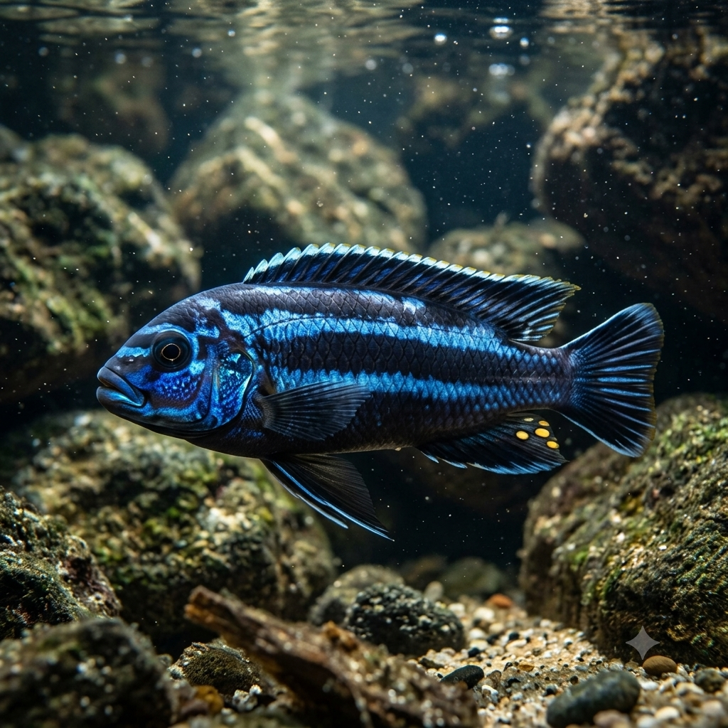 Bluegray mbuna - Melanochromis Johani