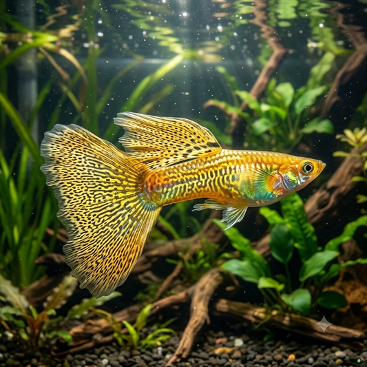 Golden Cobra Guppy